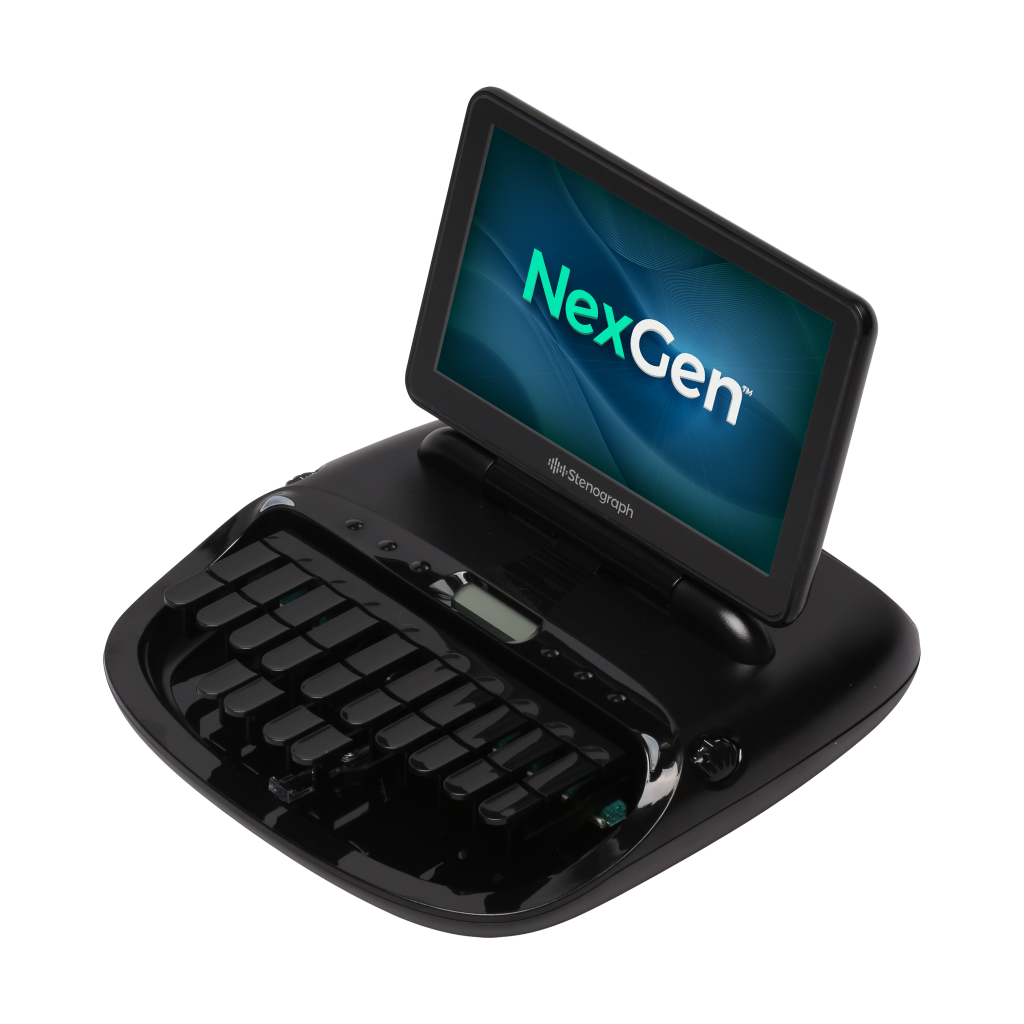 NexGen Sky Black and Black Stenographer Machine