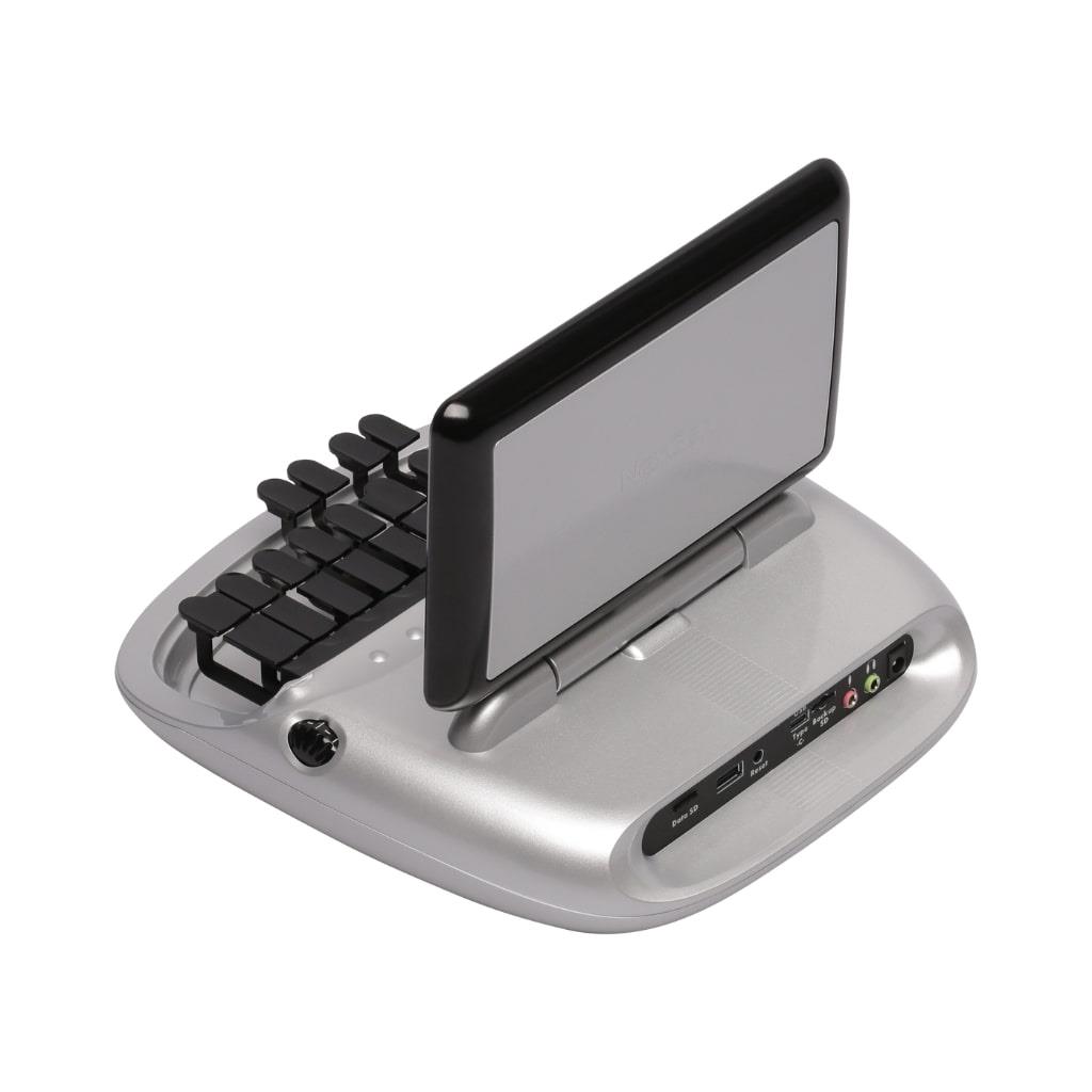 45158_Stenographer Machine Silver Black BackRt.jpg